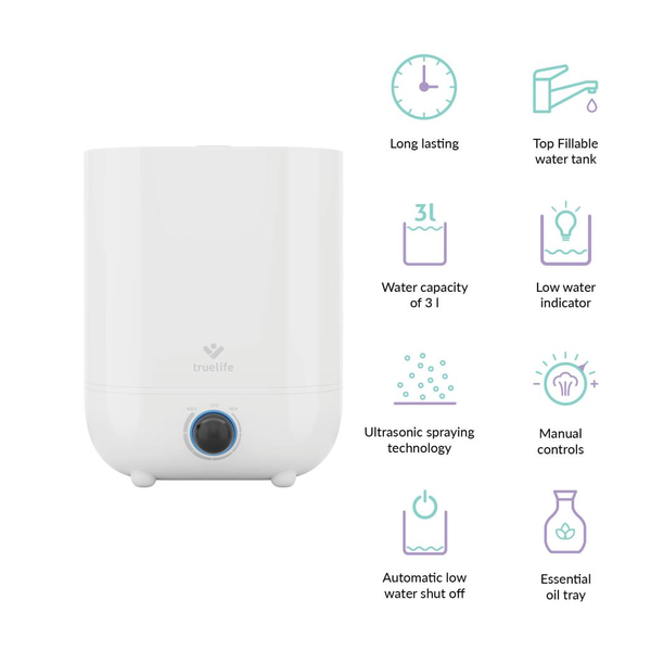 TrueLife H3 2az1-ben párásító (TLAIRHH3)