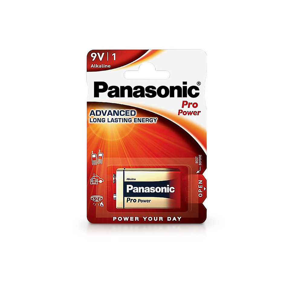 Panasonic Pro Power Alkaline 6LR61 elem - 9V - 1 db/csomag (PN0015)