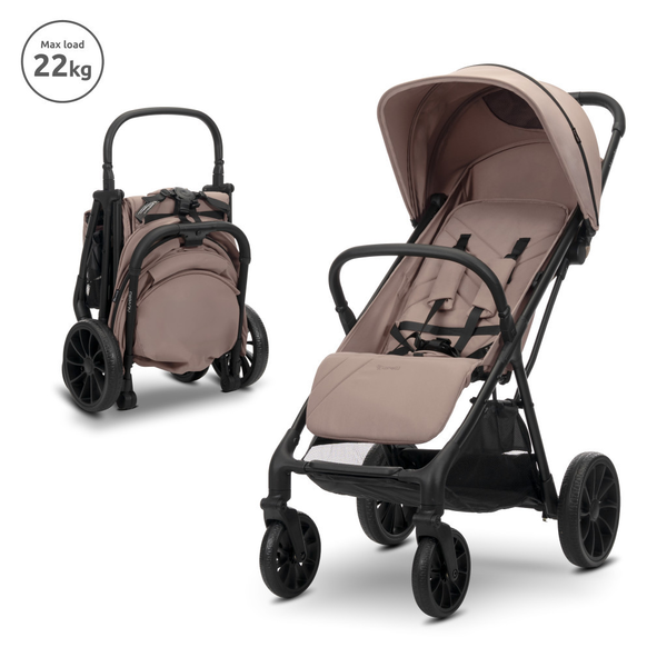 LORELLI Nuvella sport babakocsi 22kg-ig - Beige