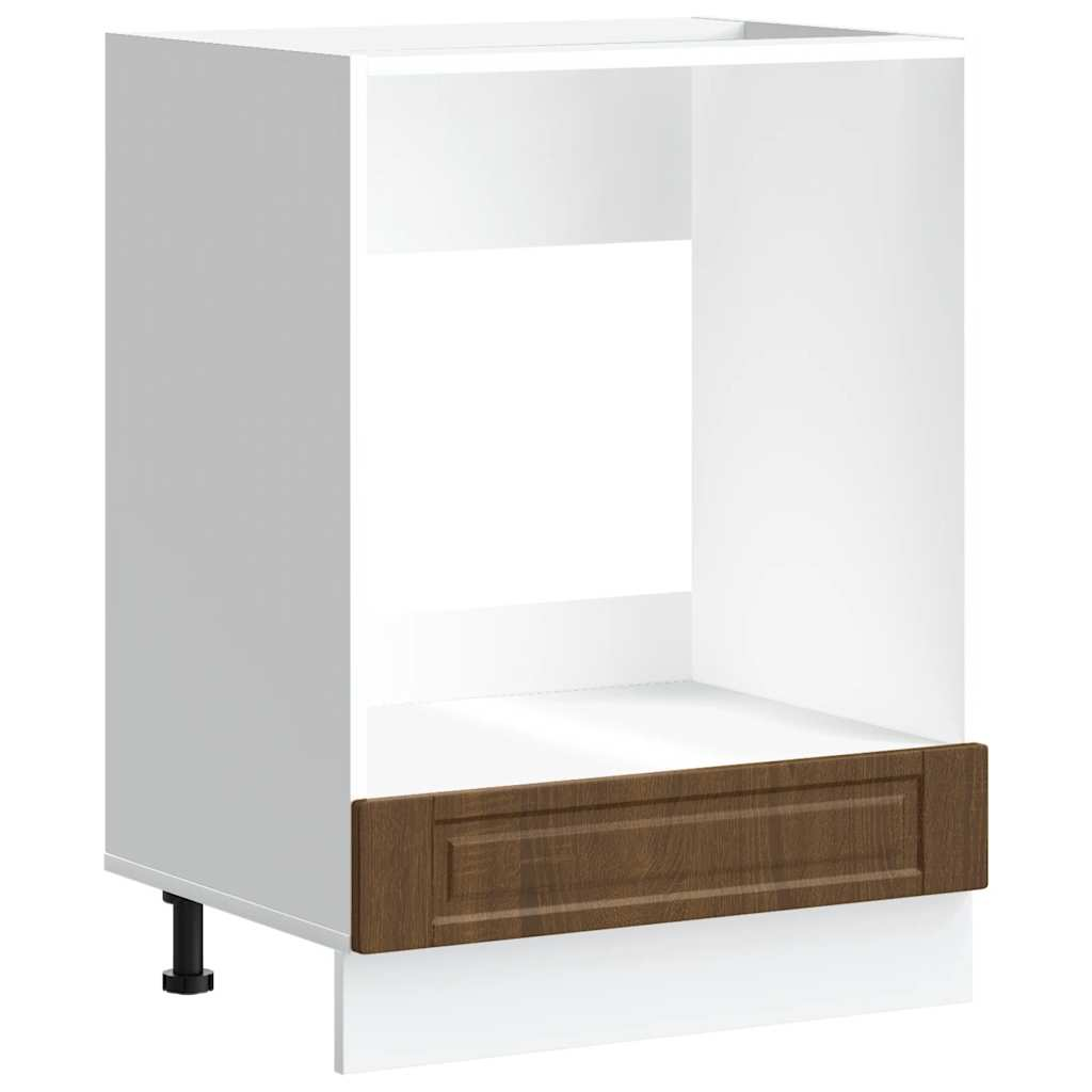 Porto barna tölgy színű szerelt fa sütőszekrény (854004)