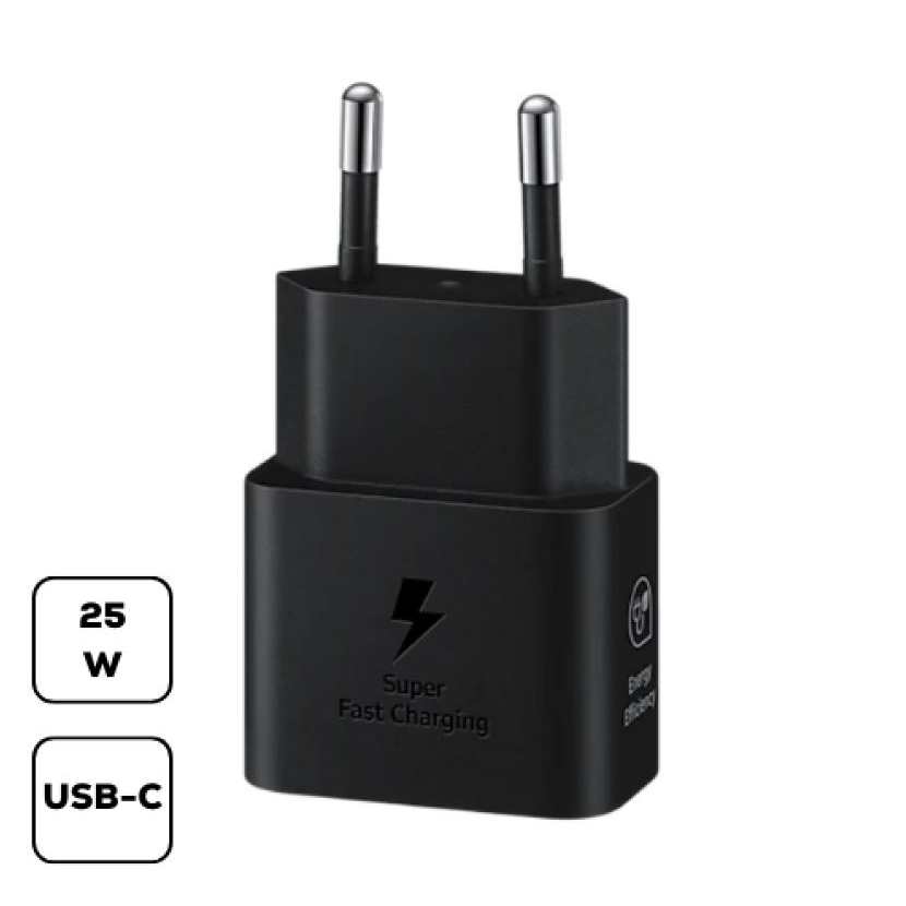 Samsung EP-T2510NBEG USB-C 25W hálózati adapter fekete (EP-T2510NBEG)