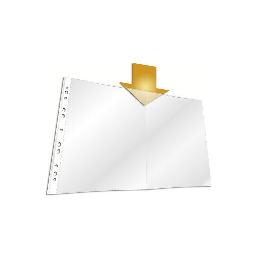 DURABLE Prospekthüllen A3 oben offen 10 Stück farblos (267119) (267119)