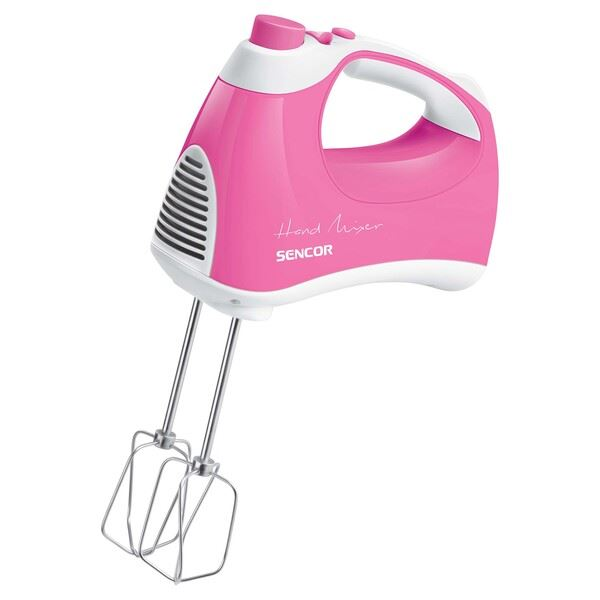 Ručný šľahač Sencor SHM 5408RS 200W ružové turbo (SHM 5408RS)