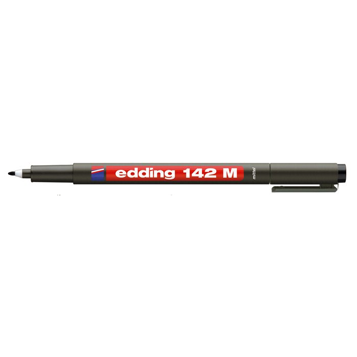 Edding 142 M 1mm Alkoholos marker - Fekete (7070020001)