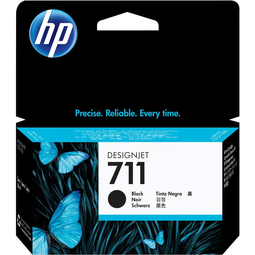 HP 711 Schwarz Tintenpatrone 38ml (CZ129A)