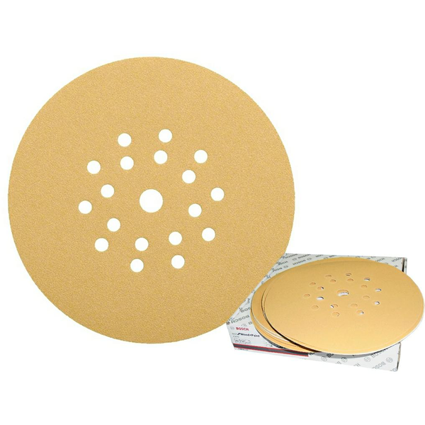 Комплект 25 абразивни дискове, Bosch, 225 мм, жълти