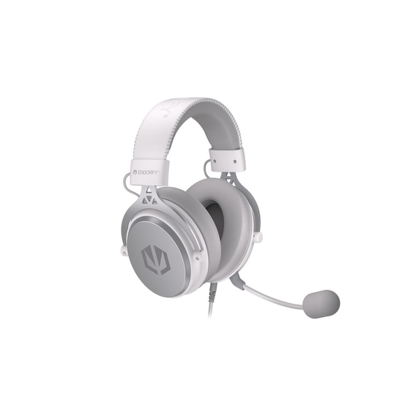 Endorfy VIRO Onyx White 53 мм геймърски слушалки с микрофон