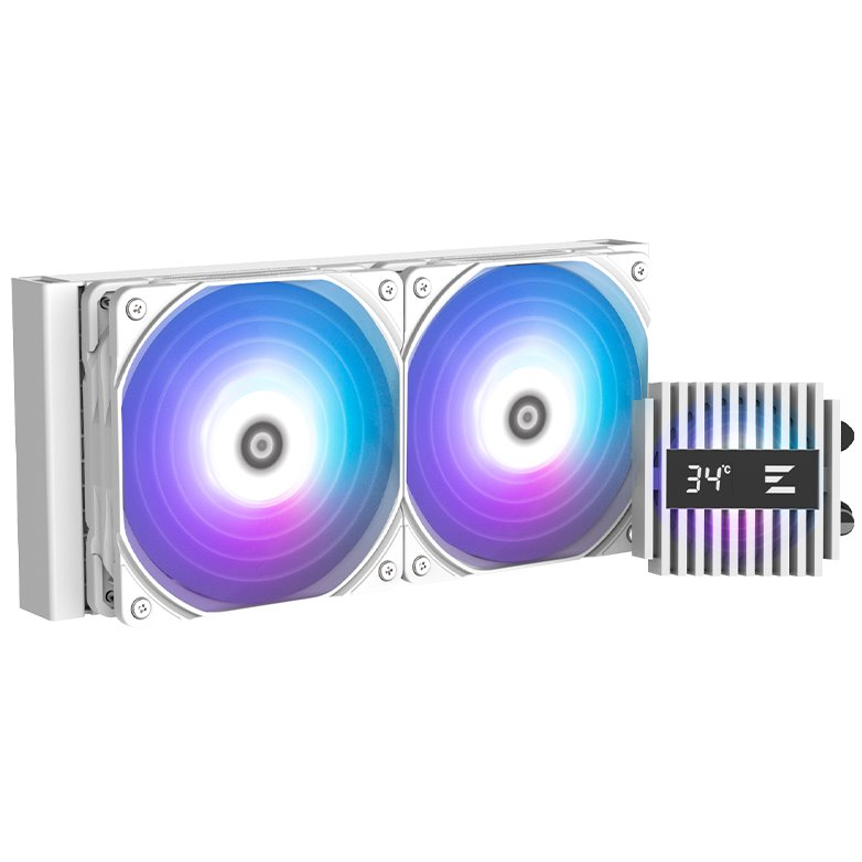 Zalman Alpha2 A24 Folyadékhűtő 240mm ARGB Fehér (ALPHA2 A24 WHITE)