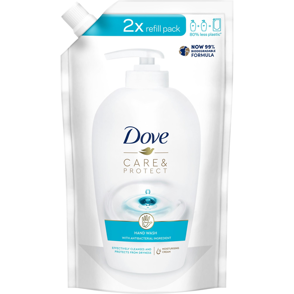 DOVE Care &amp; Protect Folyékony szappan utántöltő 500 ml