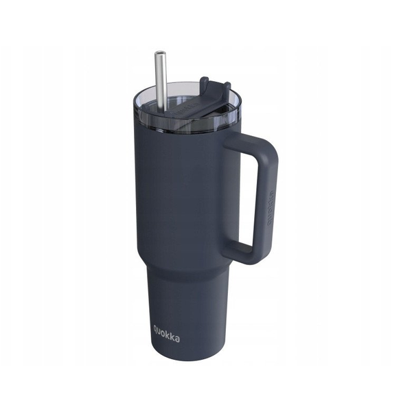 Quokka Stream with straw 1200 ml Black