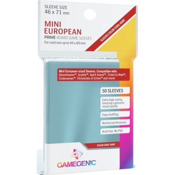 Asmodee - Prime Mini European-sized Sleeves 46x71mm (50)