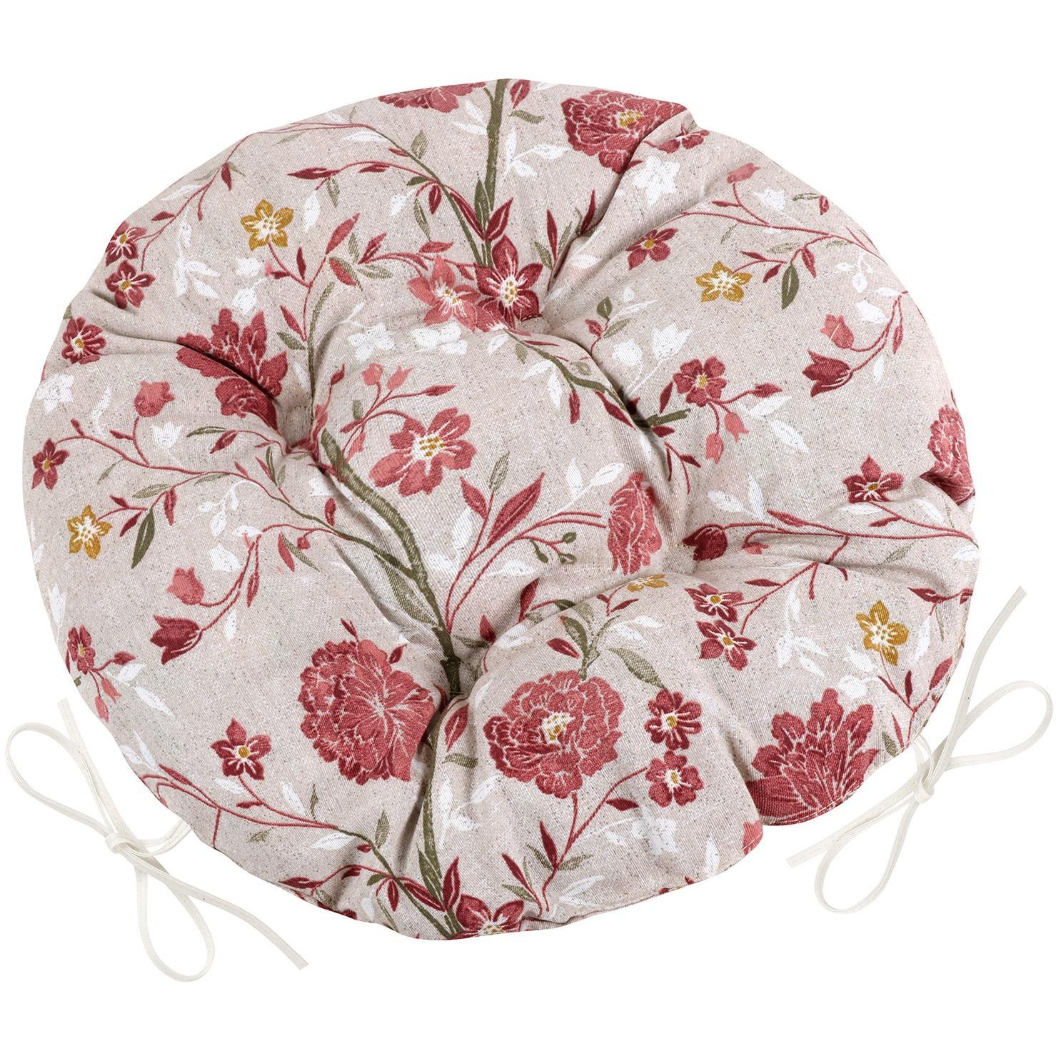 BELLATEX Seat EMA 62/562 round quilted d.40 cm Carnation (12063)