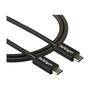 StarTech.com TBLT34MM80CM Thunderbolt kábel 0,8 M 40 Gbit/s Fekete