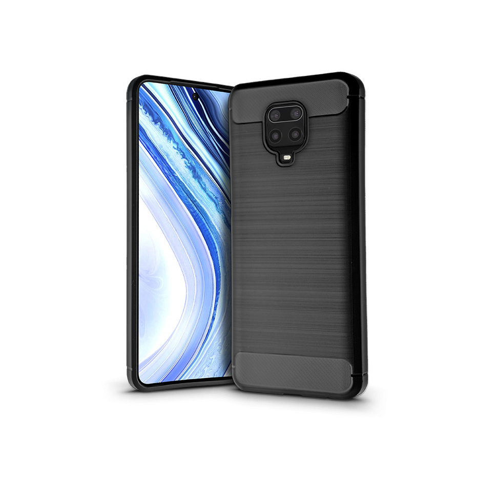 Xiaomi Redmi Note 9 Pro/Note 9 Pro Max/Note 9S szilikon hátlap - Carbon - fekete (PT-5651)