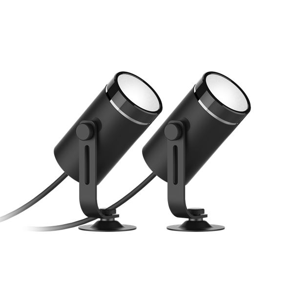 Deltaco Smart Home színes okos kerti lámpa fekete 2db (SH-GLEX01) (SH-GLEX01)