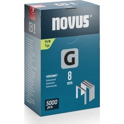 Novus Tools 042-0766 Laposhuzal kapcsok 11-es típus 5000 db Méret (H x Sz x Ma) 8 x 10.6 x 8 mm (NV042-0766)