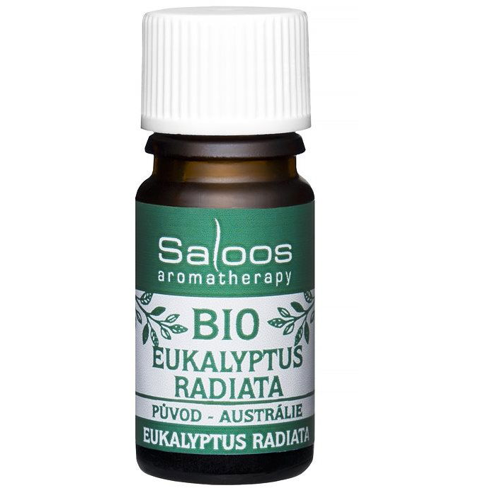 Saloos 100% BIO természetes illóolaj - Eukalyptus radiata 5 ml (8594031322603)