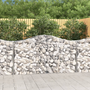 Комплект габионни кошници арка vidaXL, 7 бр, 200x50x100/120 см, Поцинковано желязо, 24.85 Kg