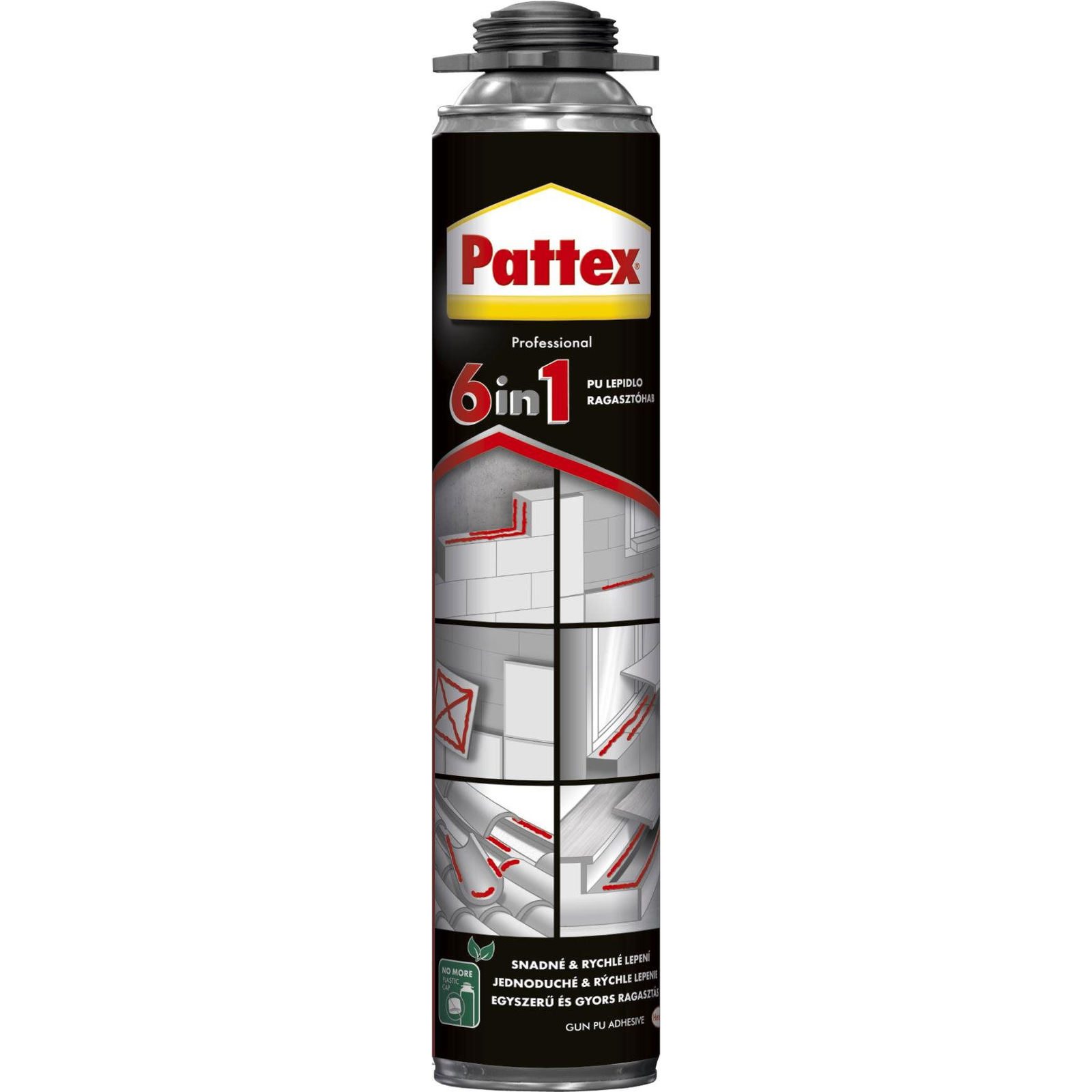 PATTEX 6 az 1-ben pisztoly PU hab, 750 ml (9000101134339)