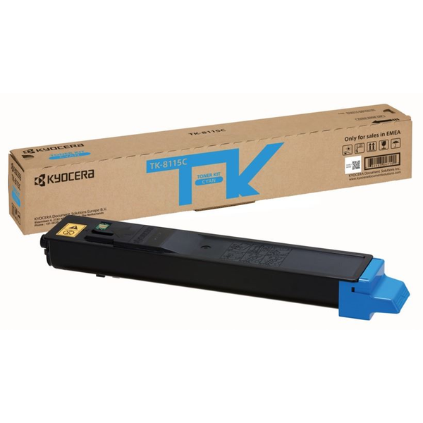 KYOCERA TK-8115C tonerpatron 1 stk Original Blå