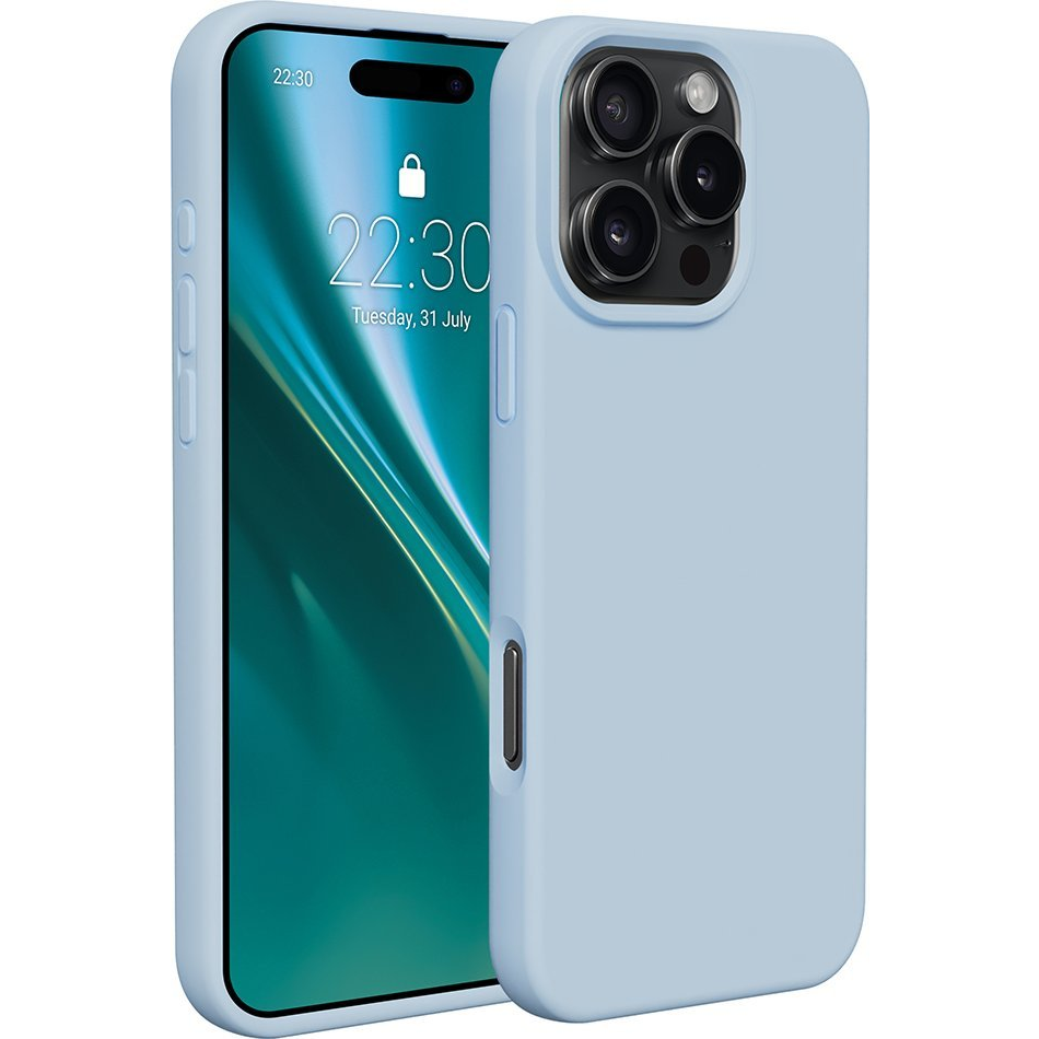 Etteri Silicone Tok iPhone 16 Pro Max - Világoskék (GSM187053)