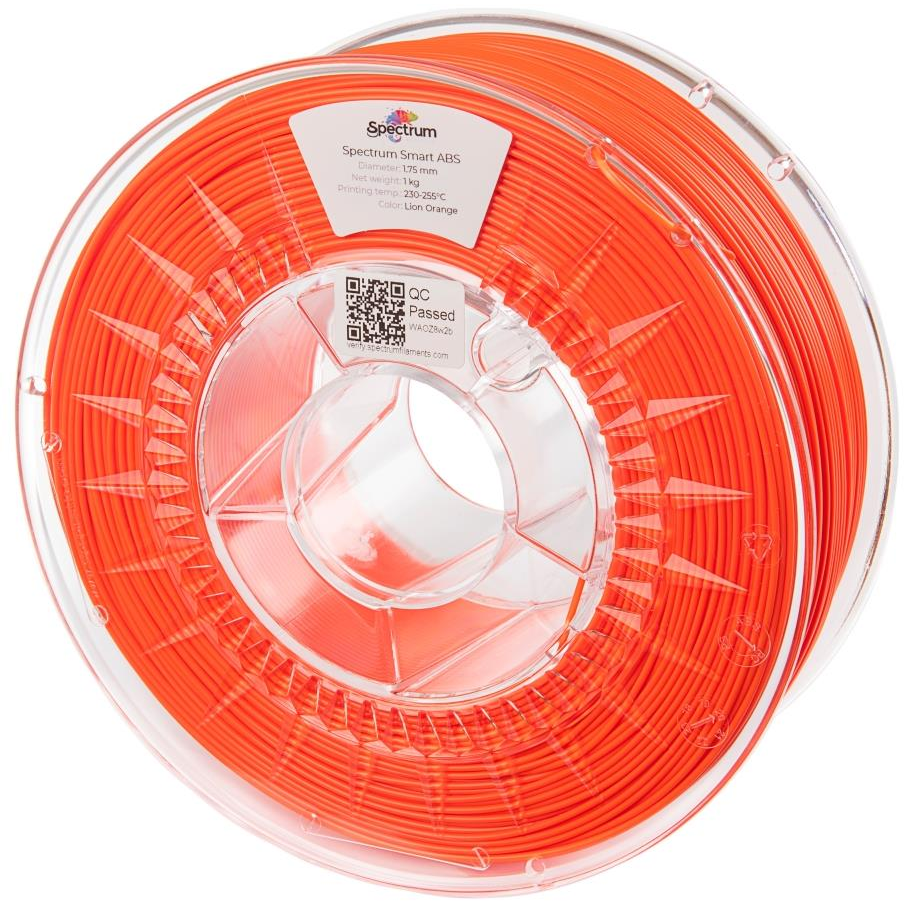 Spectrum 3D nyomtatószál, Smart ABS, 1,75 mm, Lion Orange, 1 kg (80091)