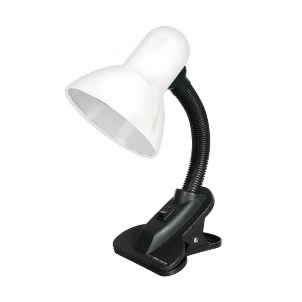 ESPERANZA STOLNÍ LAMPA E27 PROCYON BÍLÁ