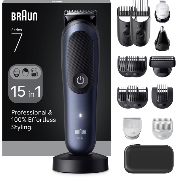 Braun 80789909 skæg- og hårtrimmer Mørkeblå 21 Lithium-Ion (Li-Ion)