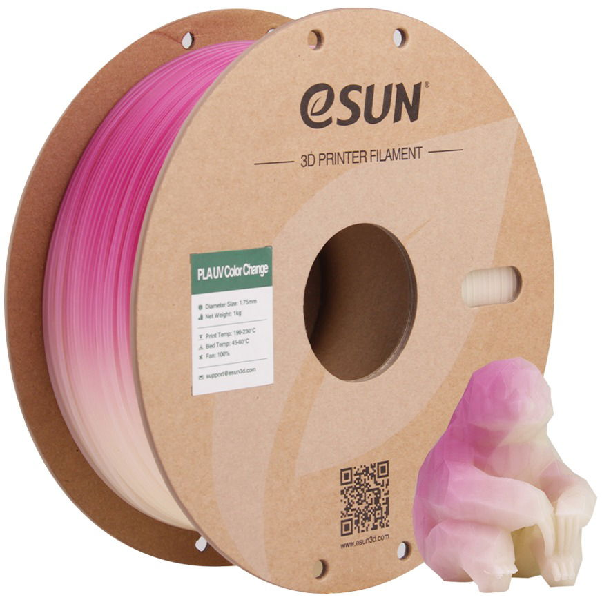 eSUN PLA-UV Color Change UV change Fuchsia 1kg (ESU241215)