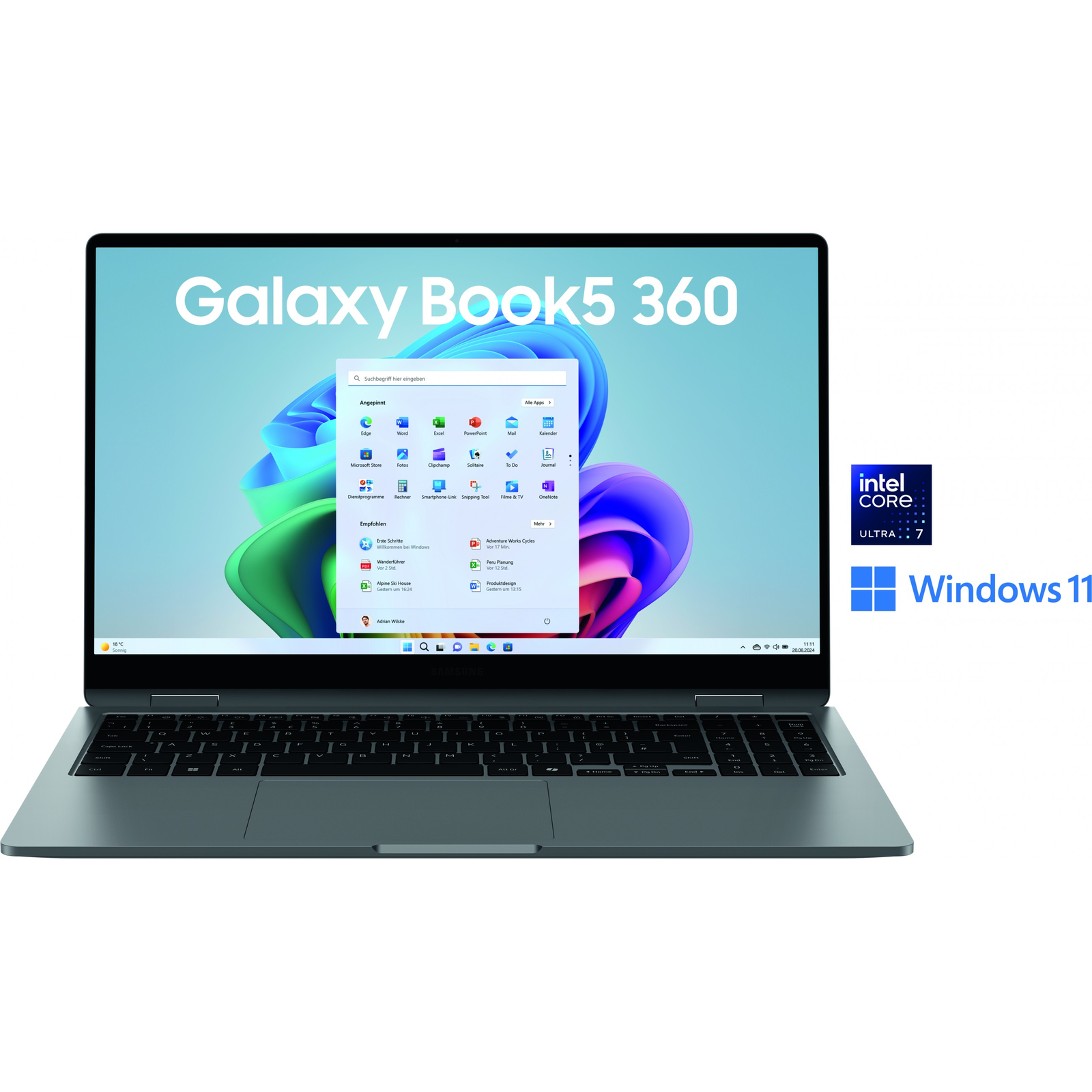 Notebook Samsung Galaxy Book5 360 CU7 15,6