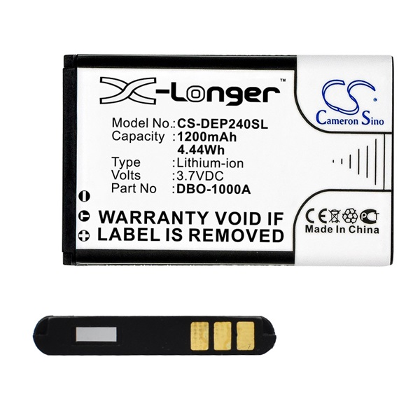 Cameron Sino Li-Ion akku (3.7V/1200mAh, DorodbO-1000A kompatibilis) Doro 1370 (CS-DEP240SL)