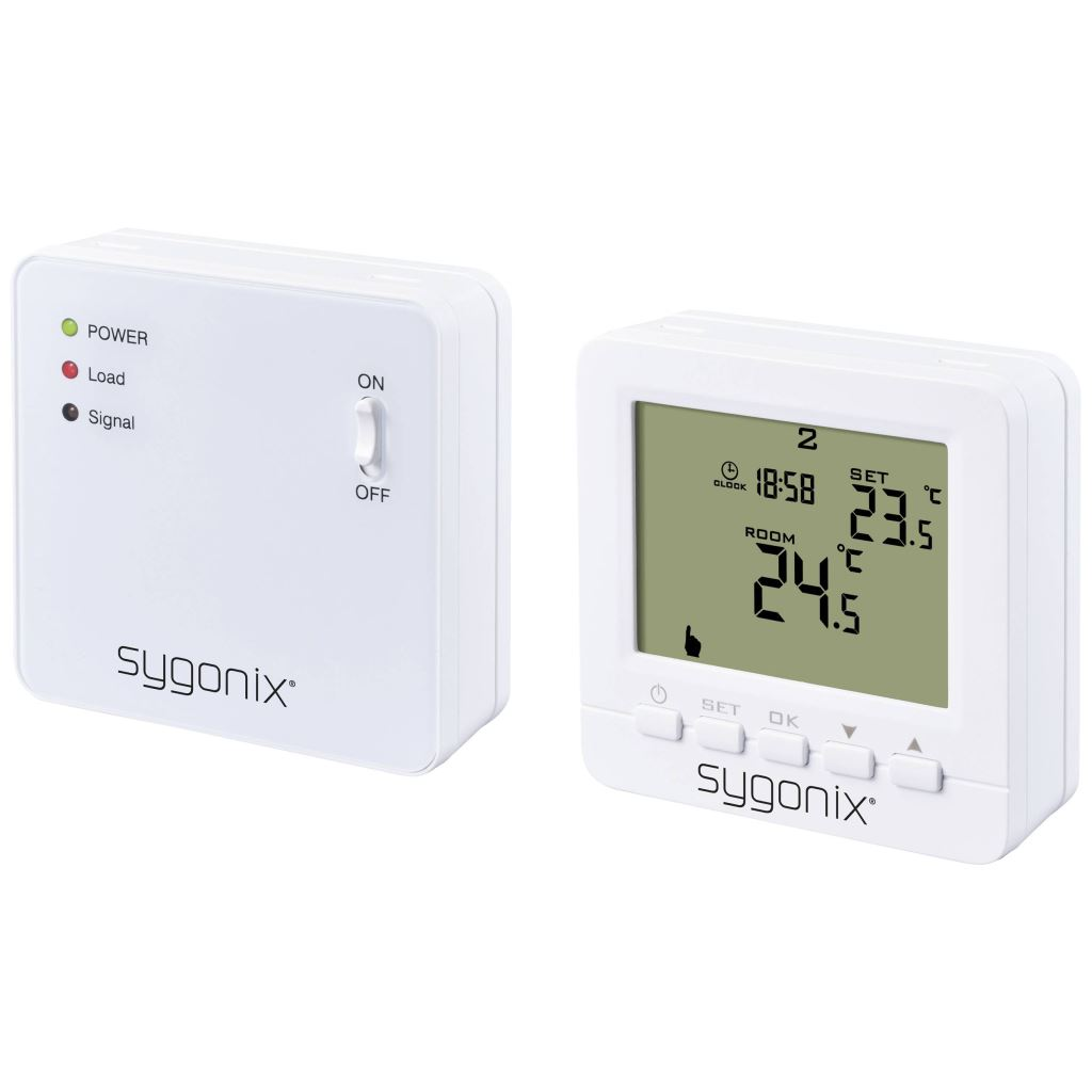 Sygonix Vezeték nélküli termosztát falra szerelhető (SY-5470190) (SY-5470190)