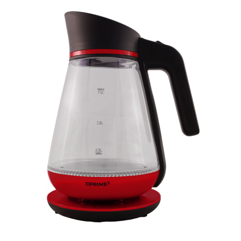 PRIME3 SEK51RD 1.5L Vízforraló 2200W Piros (PRIME3 SEK51RD)
