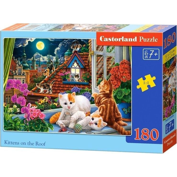 Castorland 180 db-os Puzzle - Macskák Az Ablakban B-018499