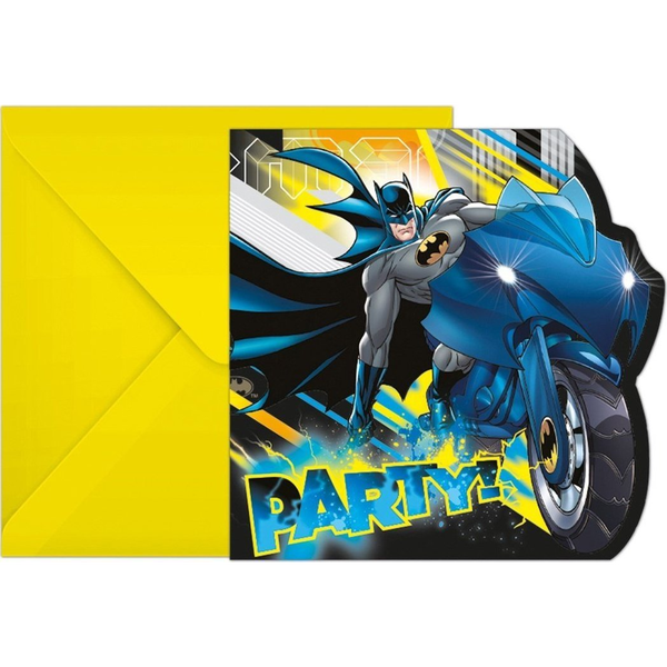 Batman Rogue Rage Party Meghívó - 6 db