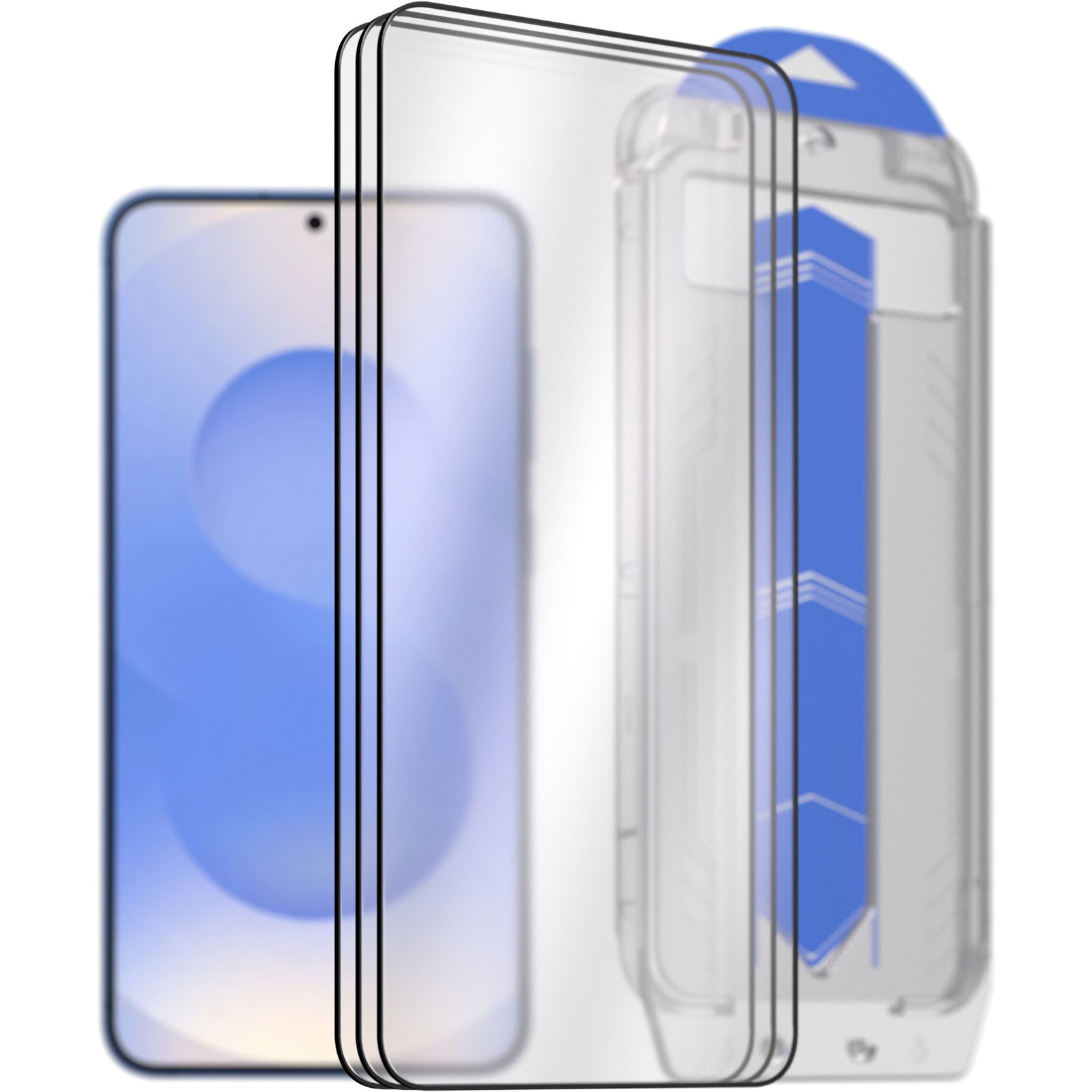 AlzaGuard Glass EasyFit DustFree Samsung Galaxy S25+ 2.5D üvegfólia - 3db + applikátor (AGD-EFD21P3)