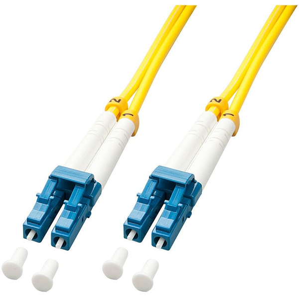 Lindy 47454 InfiniBand og fiberoptisk kabel 10 m LC Gul