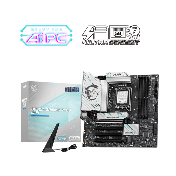 MSI B860M Gaming Plus WiFi7 DDR5 Intel s1851 ATX alaplap