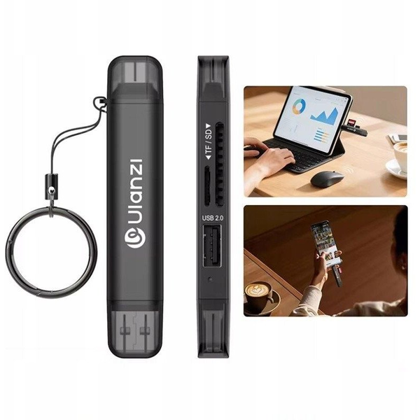ULANZI CR1 3-in-1 memóriakártya olvasó USB USB-C UL-X117