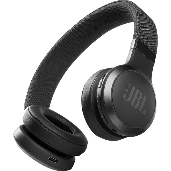 Аудио слушалки On-ear JBL Live 460NC, Noise Cancelling, Bluetooth, Вокален асистент, Черен