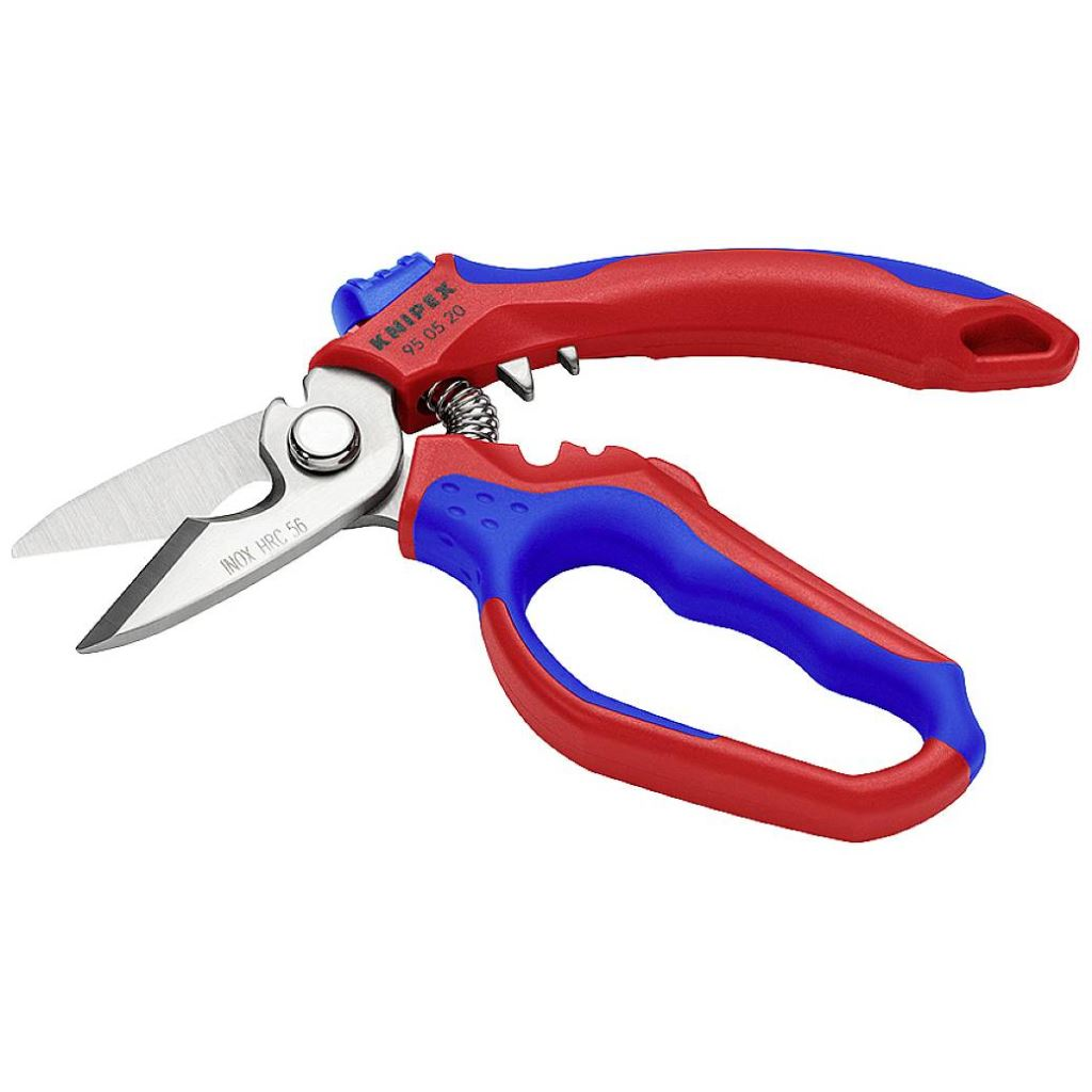 Knipex Ferde villanyszerelő olló többkomponensű markolattal (95 05 20 SB) (95 05 20 SB)
