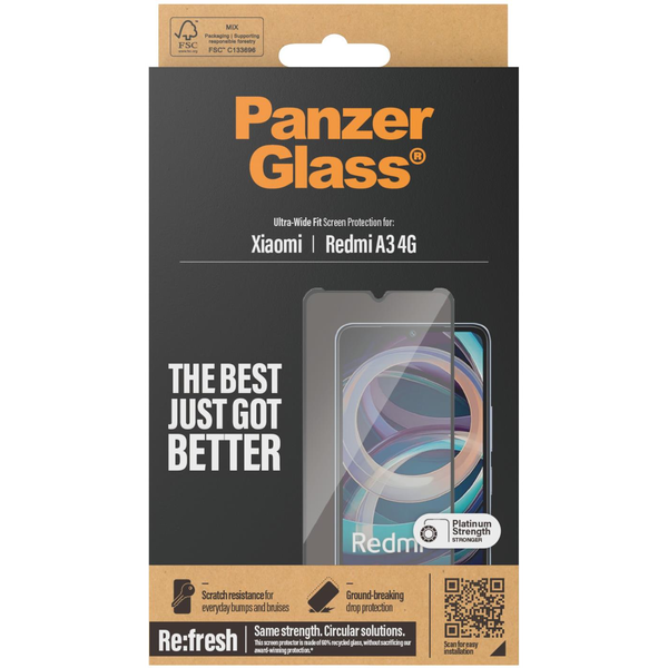 PanzerGlass Xiaomi Redmi A3 Прозрачен защитен екран 1 броя