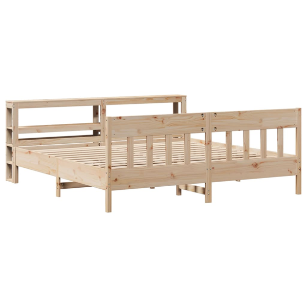 tömör fenyőfa ágy matrac nélkül 200 x 200 cm