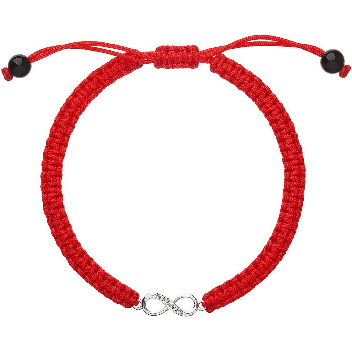 EVOLUTION GROUP 13002.3 red, cirkonnal díszített textil (Ag925/1000, 0,5 g) (8590962130027)