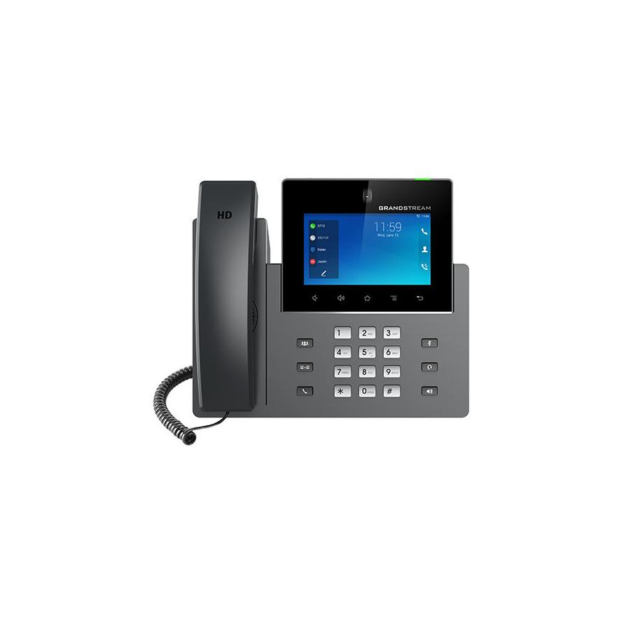 Grandstream GXV3450 WiFi Asztali telefon Szürke (GXV3450)