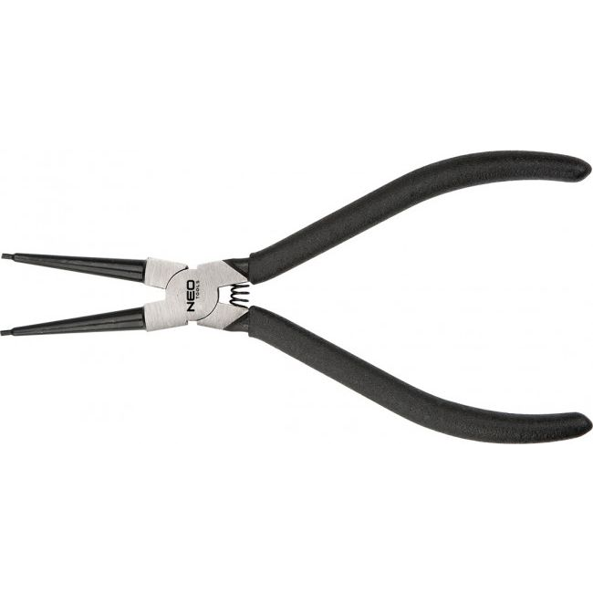 NEO 01-088 Zégergyűrű Fogó 180mm, Belső, Egyenes, Crmo, 19 - 60mm, Csúcs Diameter 1,8 - 2,5mm (01-088)