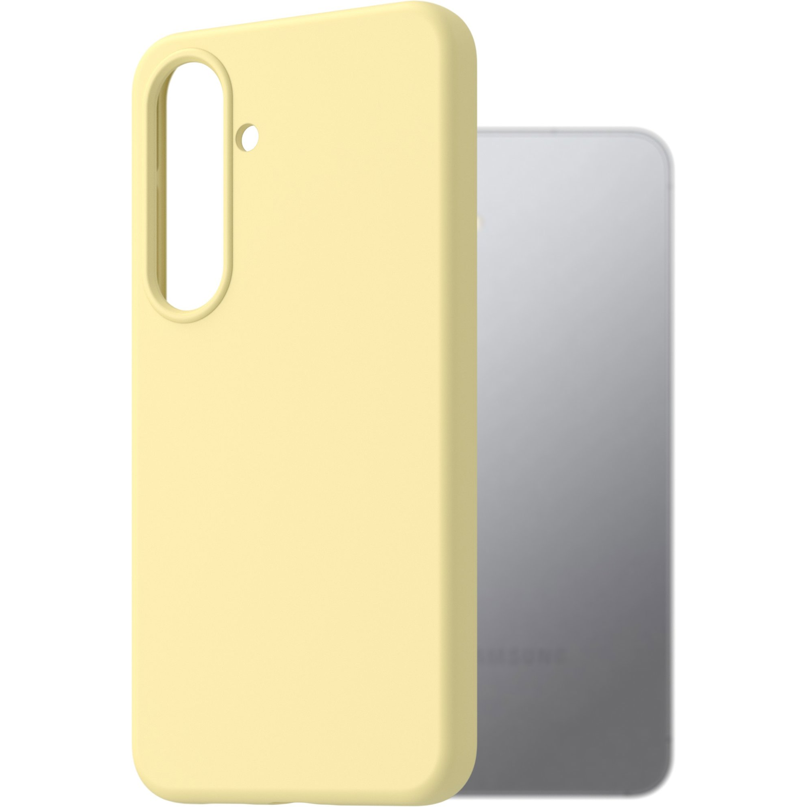 AlzaGuard Premium Samsung Galaxy S25 5G sárga szilikon tok (AGD-PCS441Y)