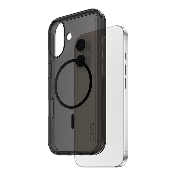 PanzerGlass CARE by ® Flagship Case Urban Explorer Smokey w. Black MagSafe iPhone 17 mobiltelefon etui Cover