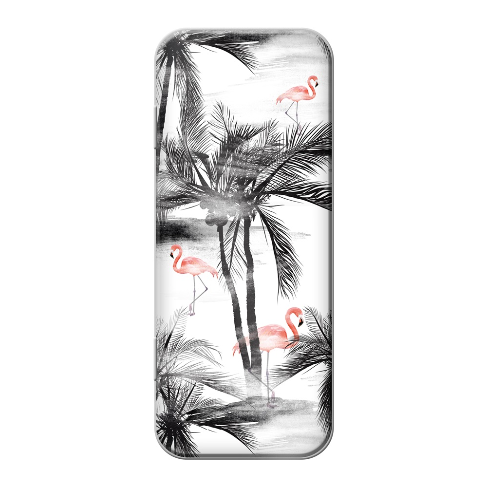 Aristo Flamingo Egyrekeszes fém tolltartó - Mintás (GEO17134-19)