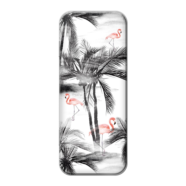 Aristo Flamingo Egyrekeszes fém tolltartó - Mintás